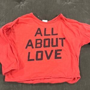 Stem size 3 “ all about love “ shirt